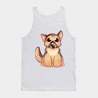 German Sheperd Puppy Tank Top